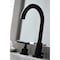 Fauceture FSC8920CKL Kaiser Widespread Bathroom Faucet W/Brass Pop-Up, Matte Blk FSC8920CKL - alternate 4